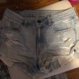 High wasted shorts